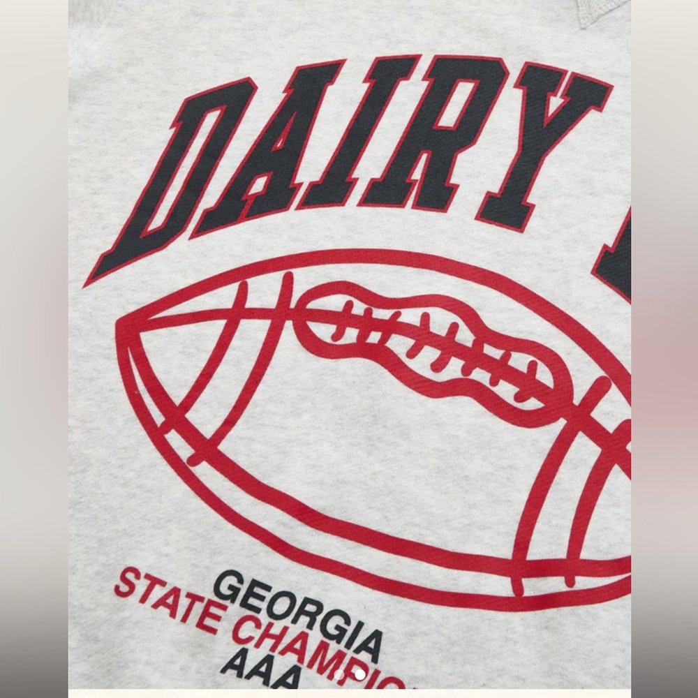 NWT Limited Edition Dairy Boy X Georgia Study Break State Champs Crewneck - Picture 3 of 11